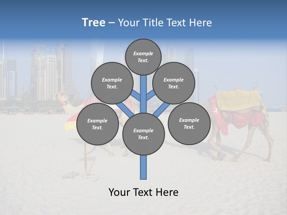 Uae Person Skyscraper PowerPoint Template