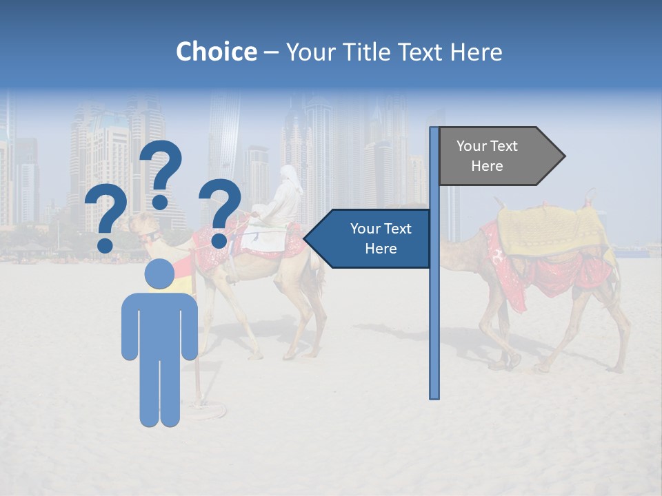 Uae Person Skyscraper PowerPoint Template