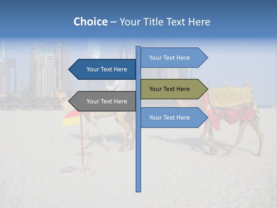 Uae Person Skyscraper PowerPoint Template