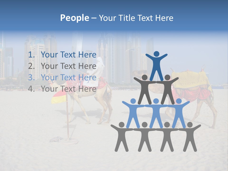 Uae Person Skyscraper PowerPoint Template