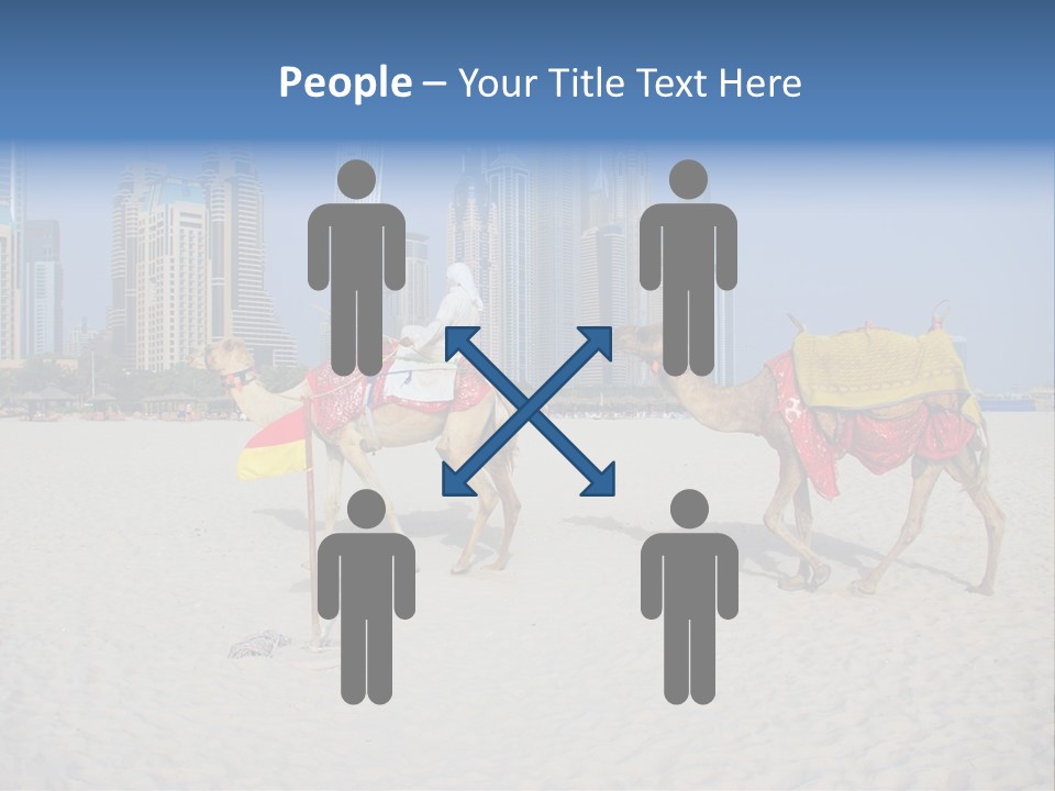 Uae Person Skyscraper PowerPoint Template