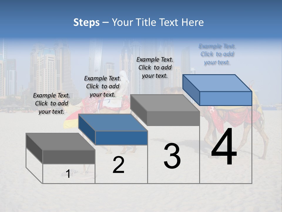 Uae Person Skyscraper PowerPoint Template