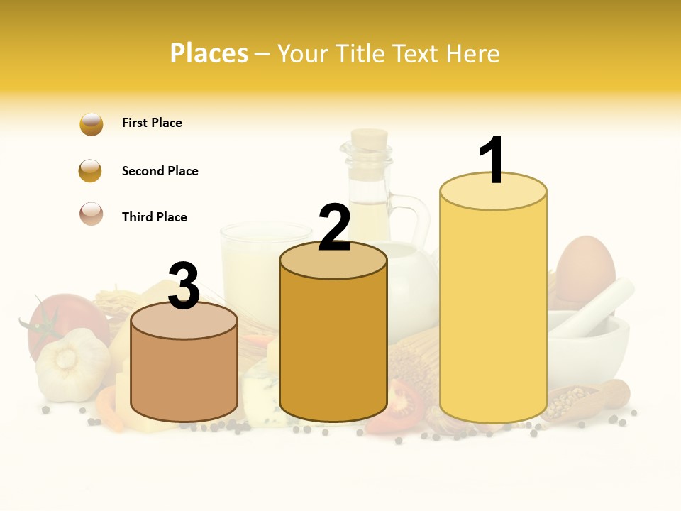 Jajko Stos Zdrowie PowerPoint Template