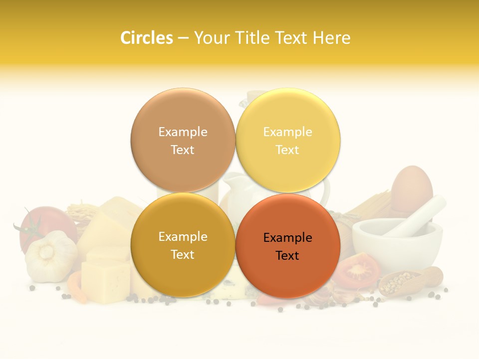 Jajko Stos Zdrowie PowerPoint Template