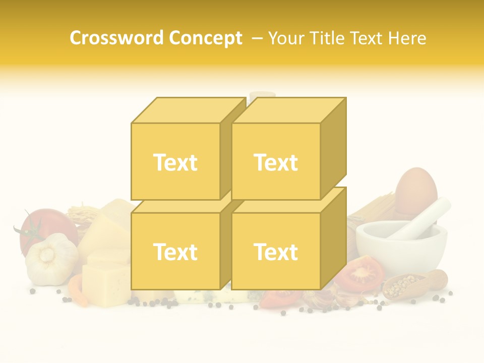 Jajko Stos Zdrowie PowerPoint Template