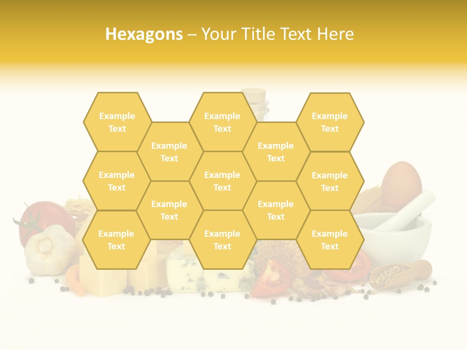 Jajko Stos Zdrowie PowerPoint Template