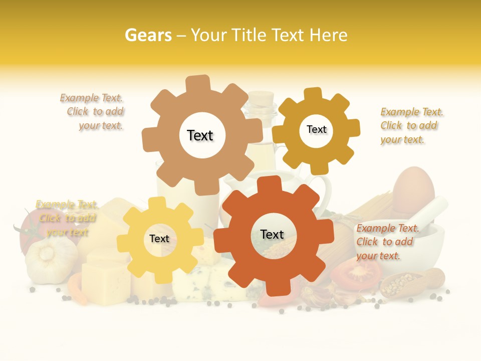 Jajko Stos Zdrowie PowerPoint Template