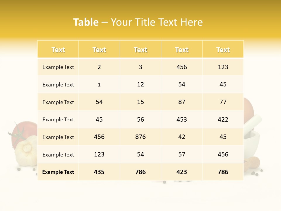 Jajko Stos Zdrowie PowerPoint Template