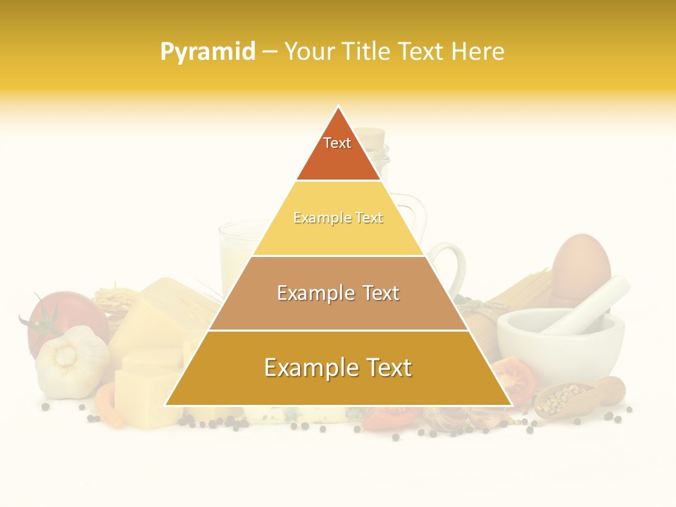 Jajko Stos Zdrowie PowerPoint Template