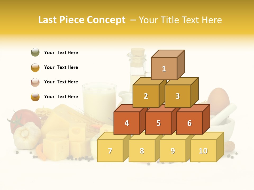 Jajko Stos Zdrowie PowerPoint Template