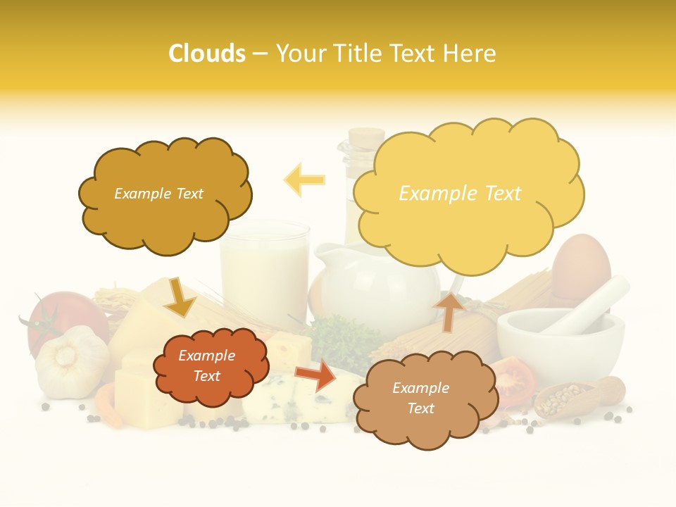 Jajko Stos Zdrowie PowerPoint Template