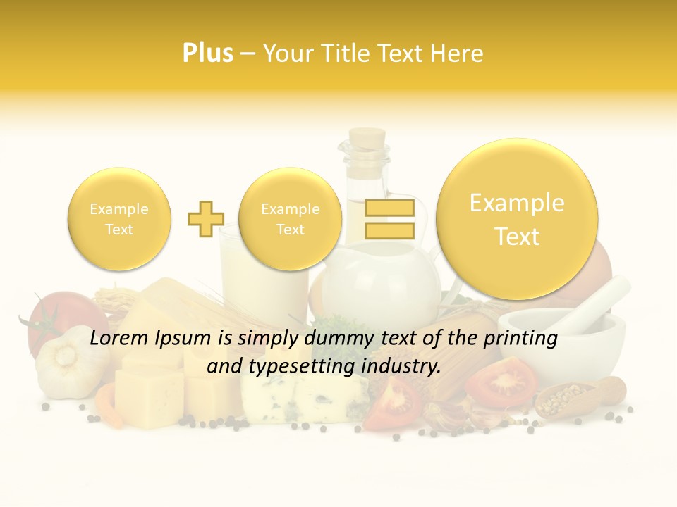 Jajko Stos Zdrowie PowerPoint Template