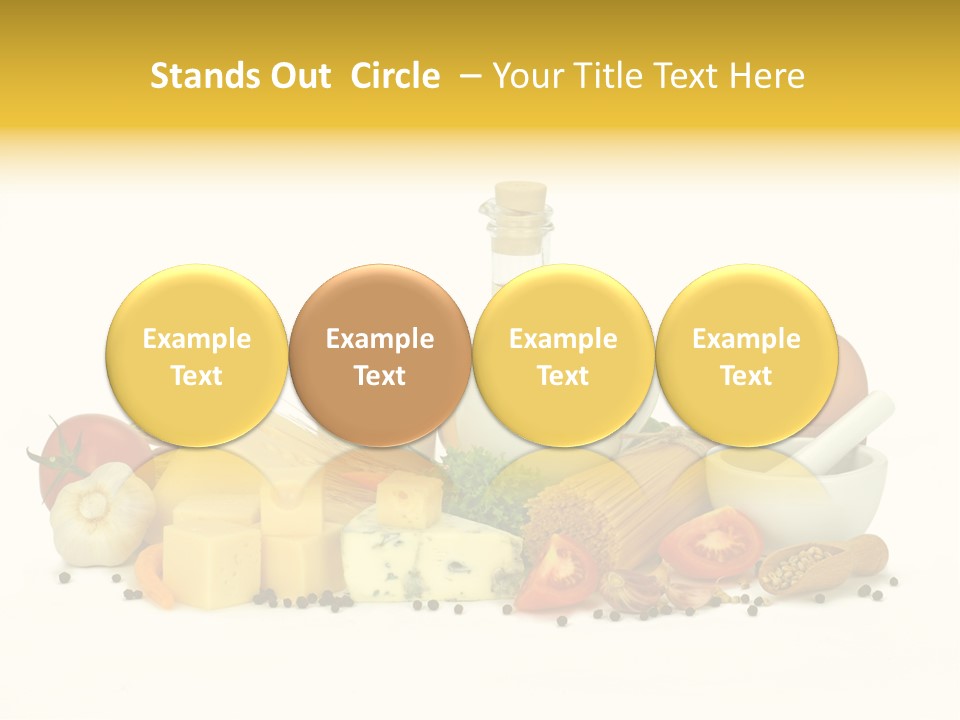 Jajko Stos Zdrowie PowerPoint Template