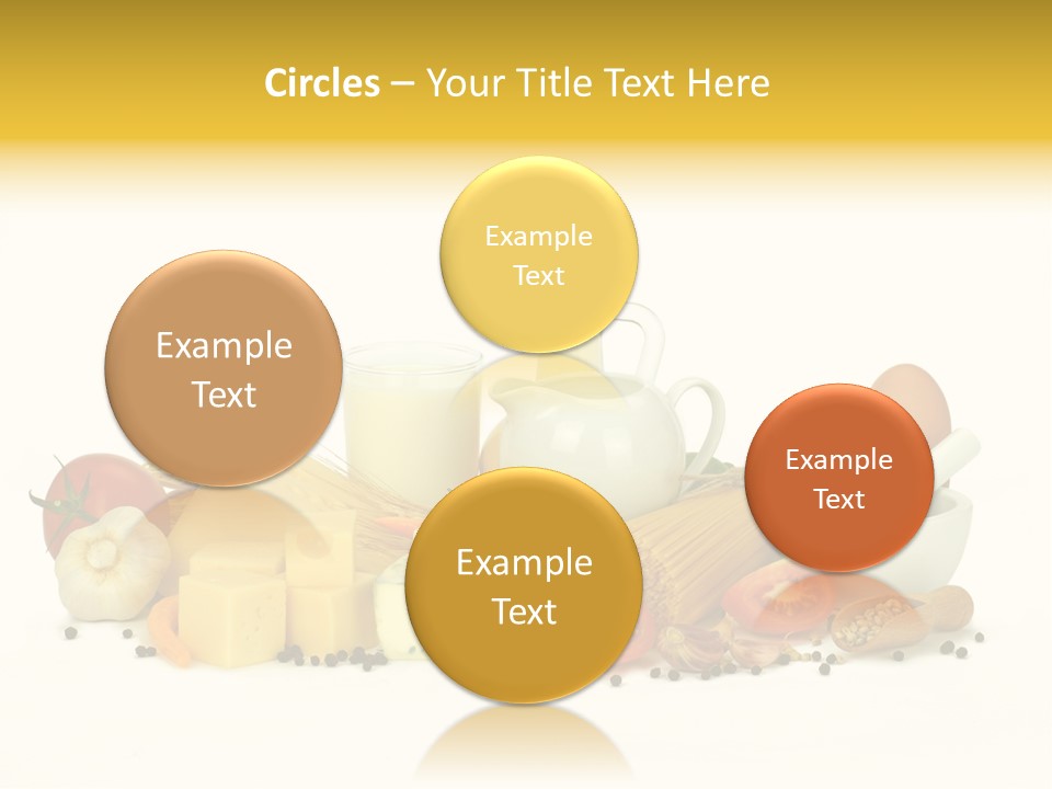 Jajko Stos Zdrowie PowerPoint Template