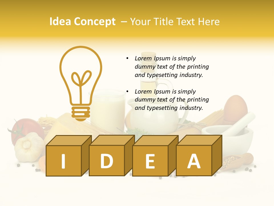 Jajko Stos Zdrowie PowerPoint Template