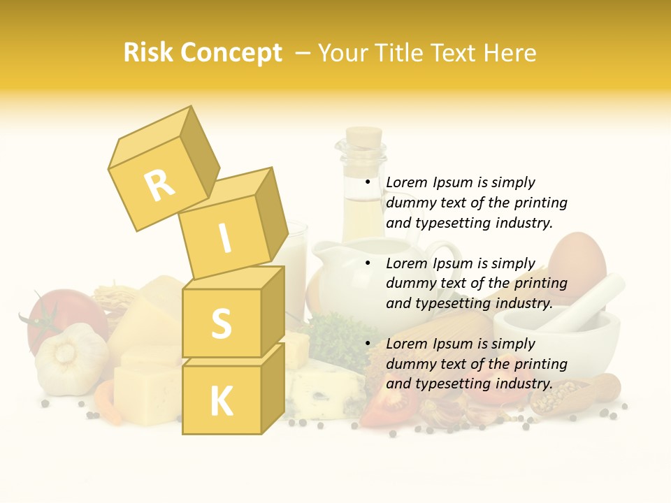 Jajko Stos Zdrowie PowerPoint Template