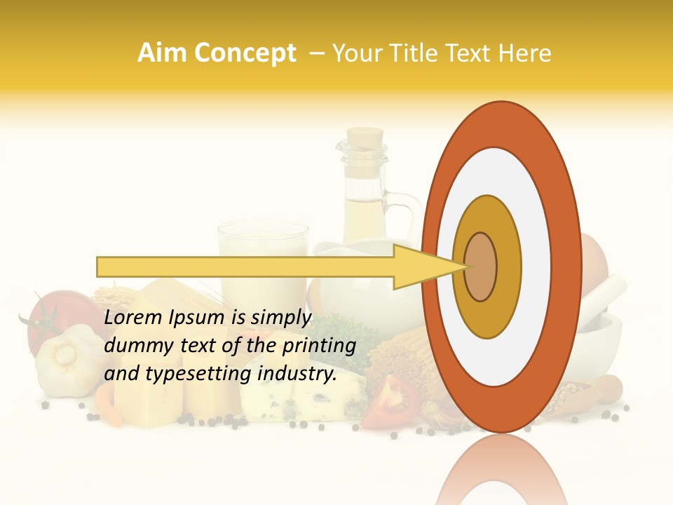 Jajko Stos Zdrowie PowerPoint Template