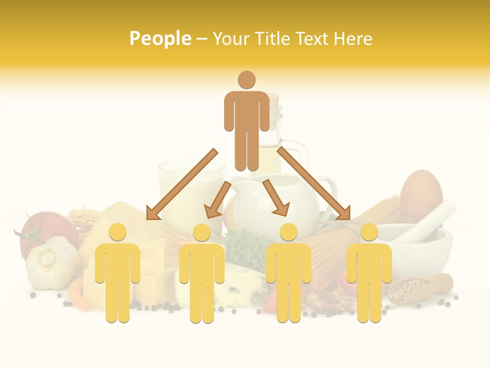 Jajko Stos Zdrowie PowerPoint Template