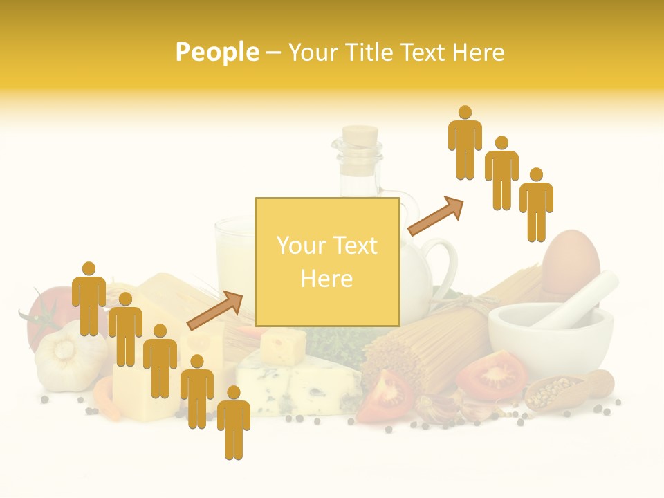 Jajko Stos Zdrowie PowerPoint Template