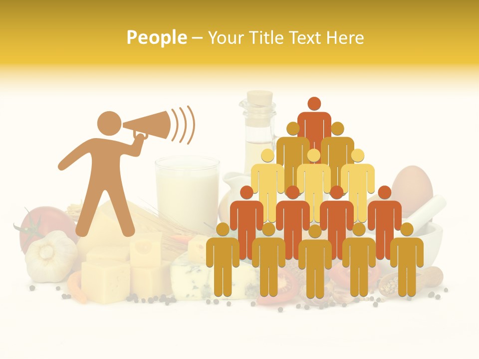 Jajko Stos Zdrowie PowerPoint Template