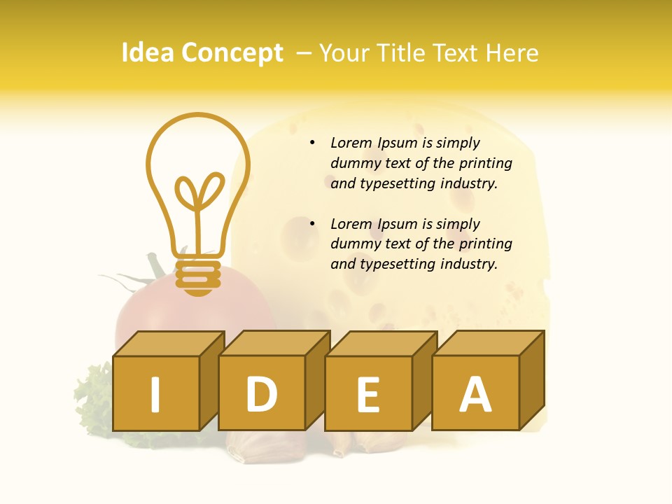 Targ Potrawa Lato PowerPoint Template