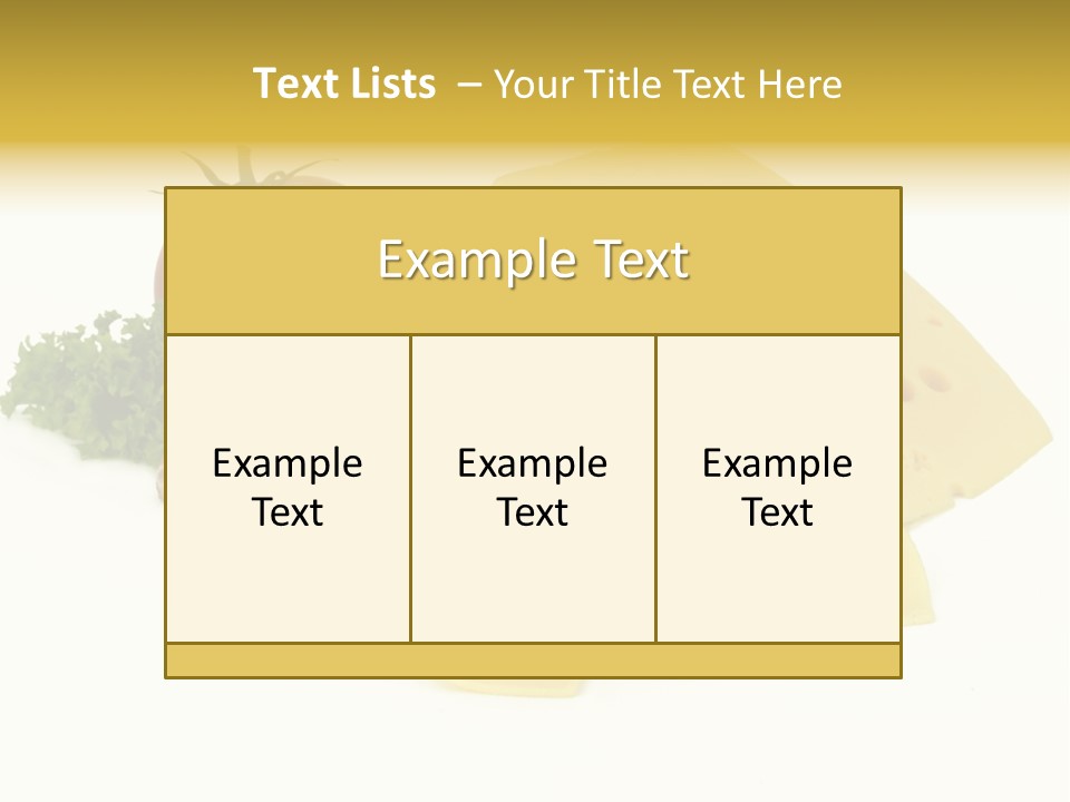 Mleko Warzywa Uroda PowerPoint Template