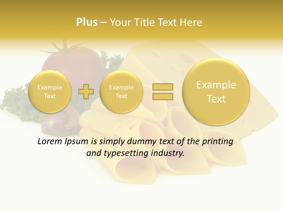 Mleko Warzywa Uroda PowerPoint Template