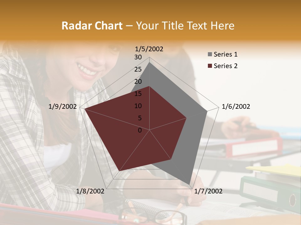Desk Indoors Assiduous PowerPoint Template