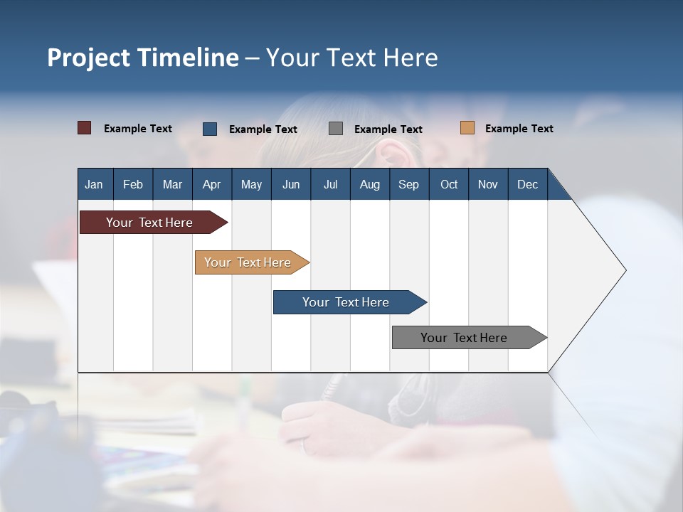 University Portrait Teen PowerPoint Template