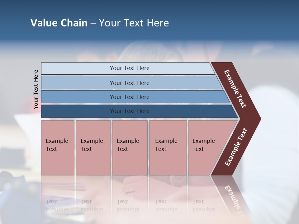 University Portrait Teen PowerPoint Template