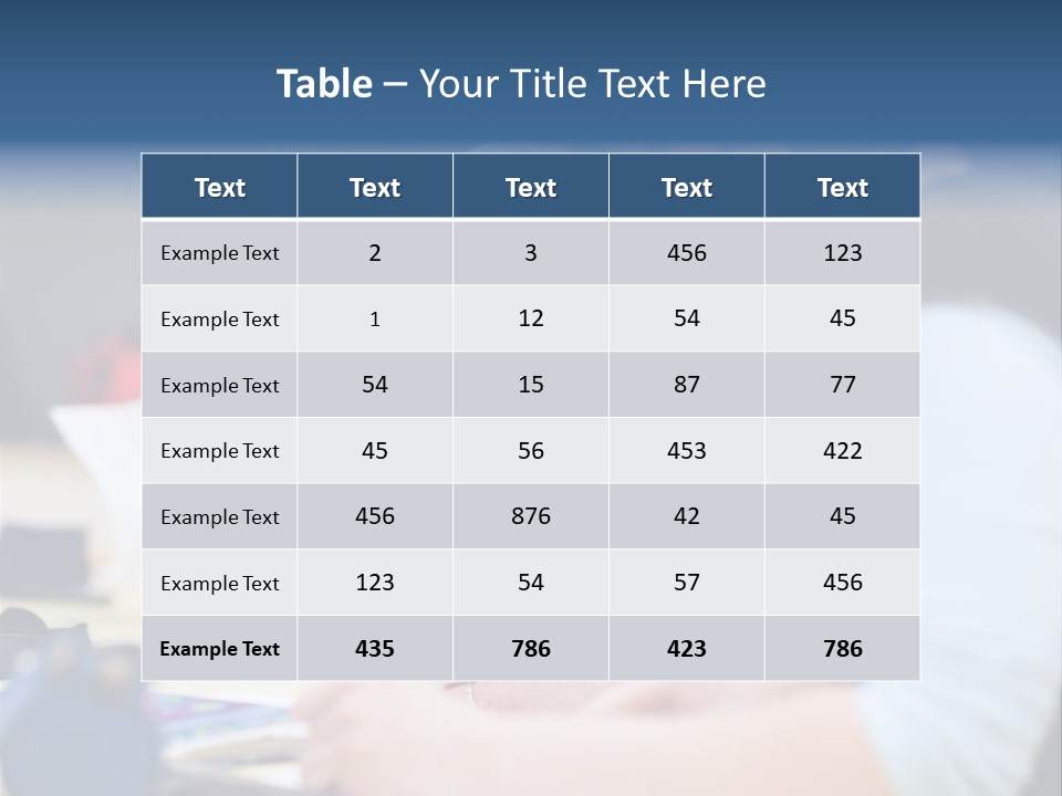University Portrait Teen PowerPoint Template