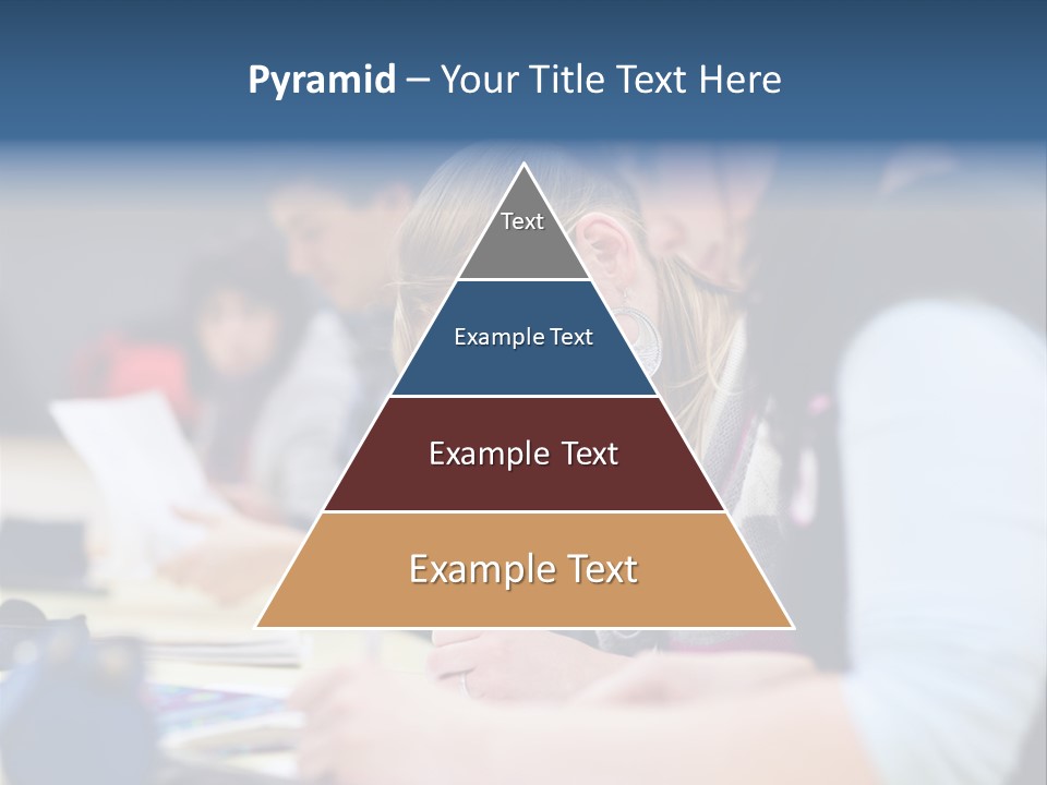 University Portrait Teen PowerPoint Template