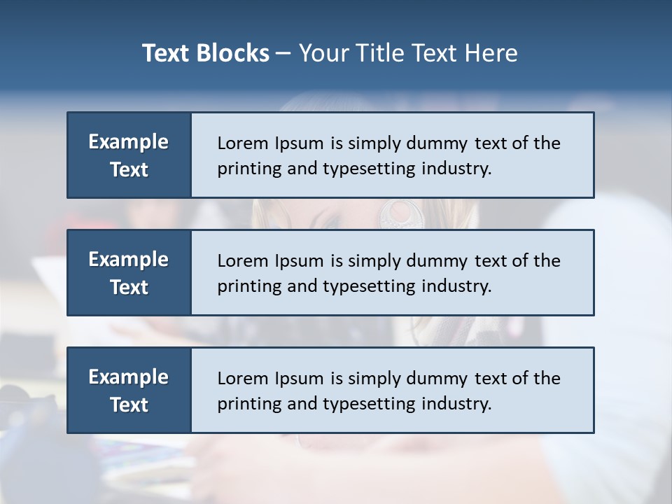 University Portrait Teen PowerPoint Template