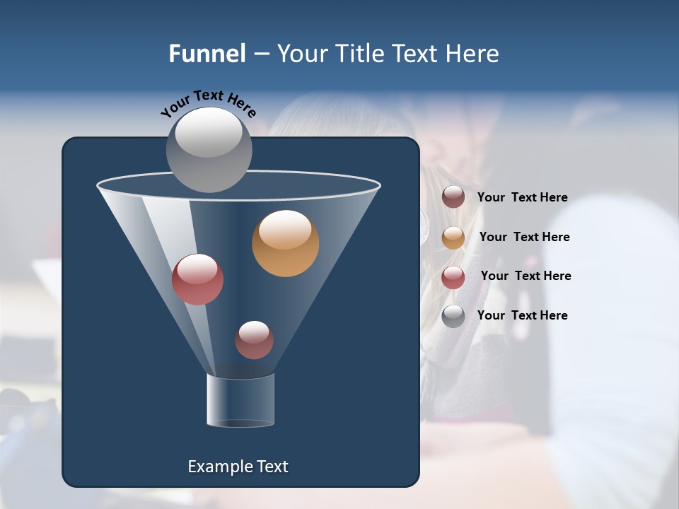 University Portrait Teen PowerPoint Template