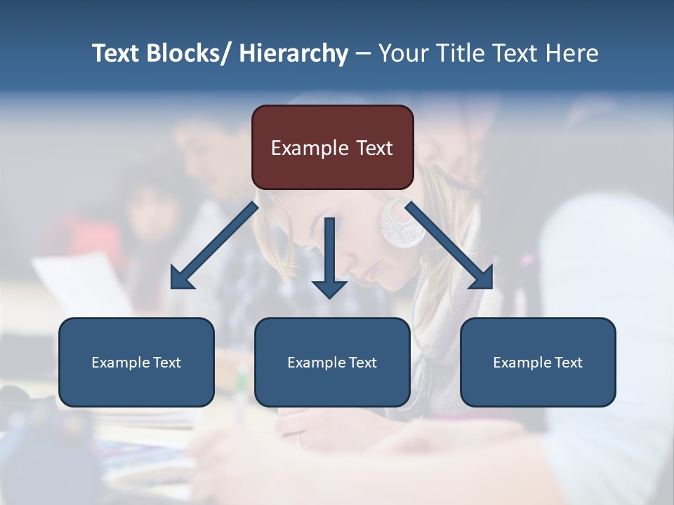 University Portrait Teen PowerPoint Template