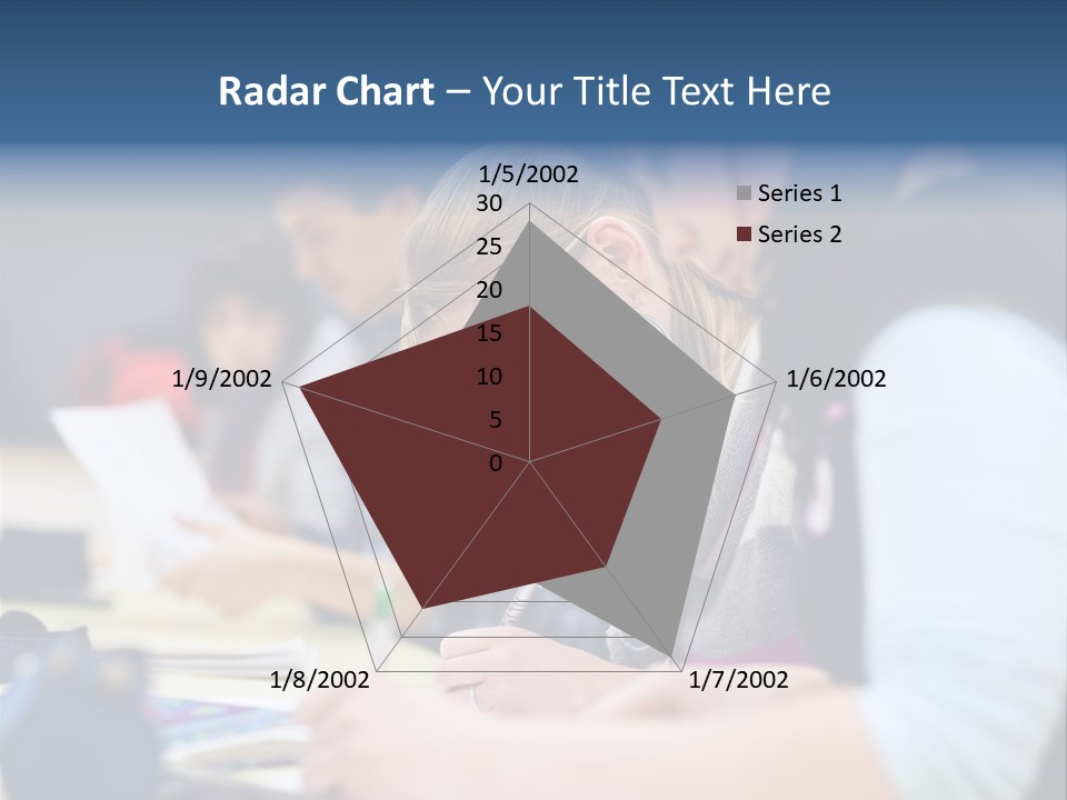 University Portrait Teen PowerPoint Template