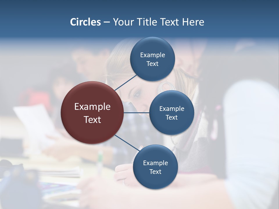 University Portrait Teen PowerPoint Template