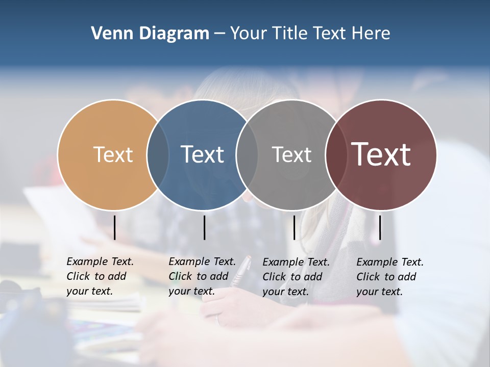 University Portrait Teen PowerPoint Template
