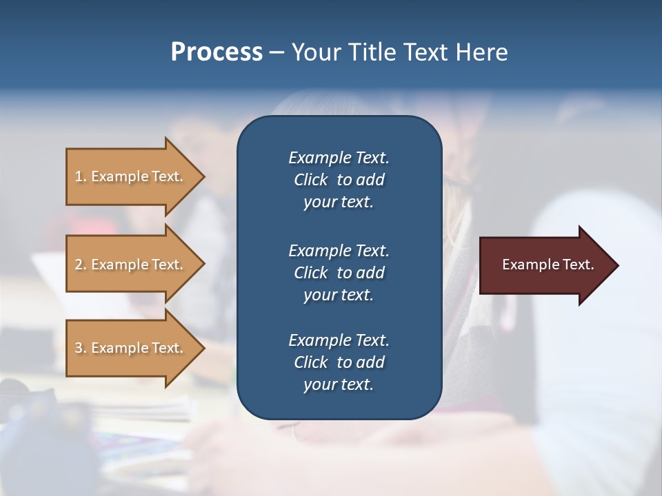 University Portrait Teen PowerPoint Template