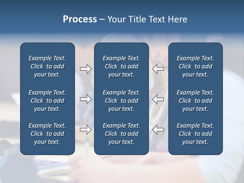 University Portrait Teen PowerPoint Template