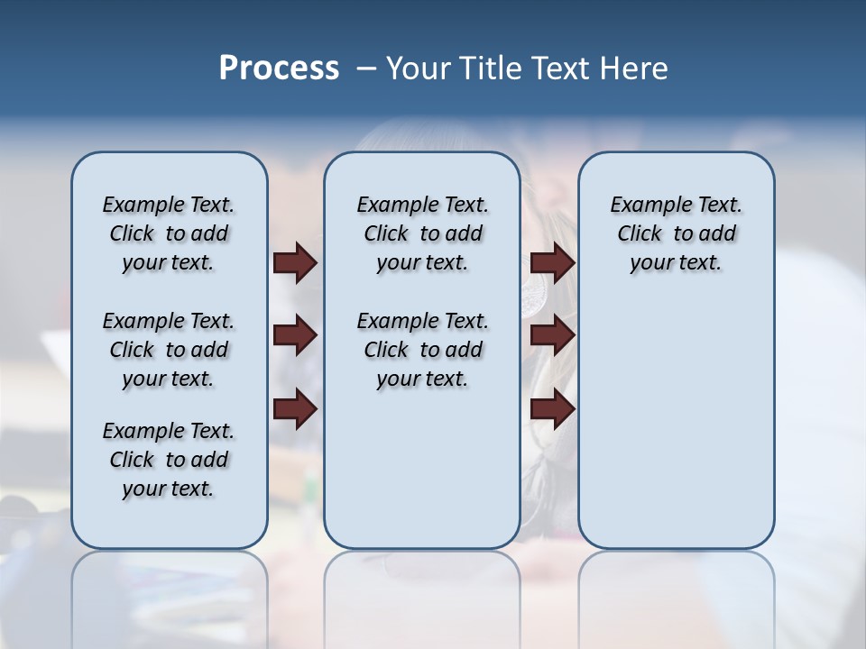 University Portrait Teen PowerPoint Template