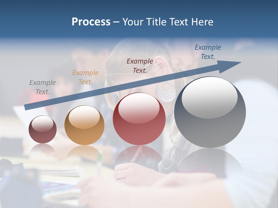 University Portrait Teen PowerPoint Template