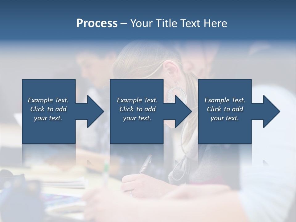 University Portrait Teen PowerPoint Template