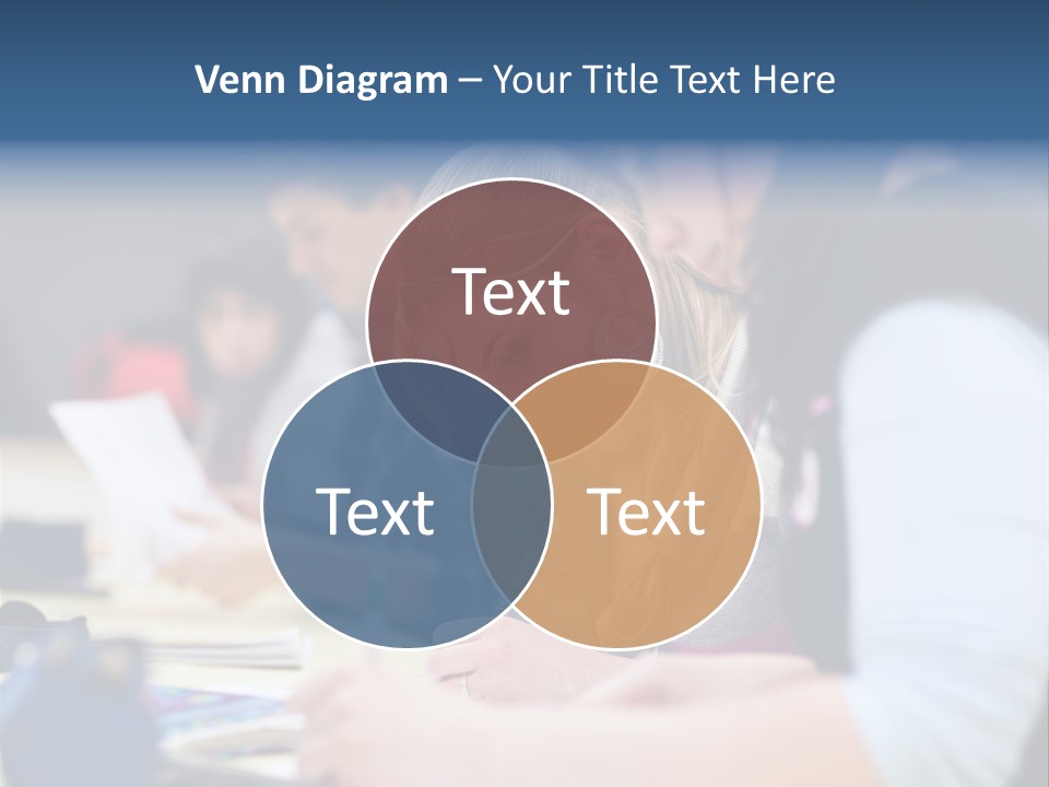 University Portrait Teen PowerPoint Template