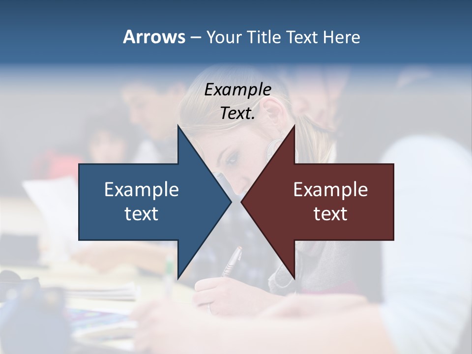 University Portrait Teen PowerPoint Template