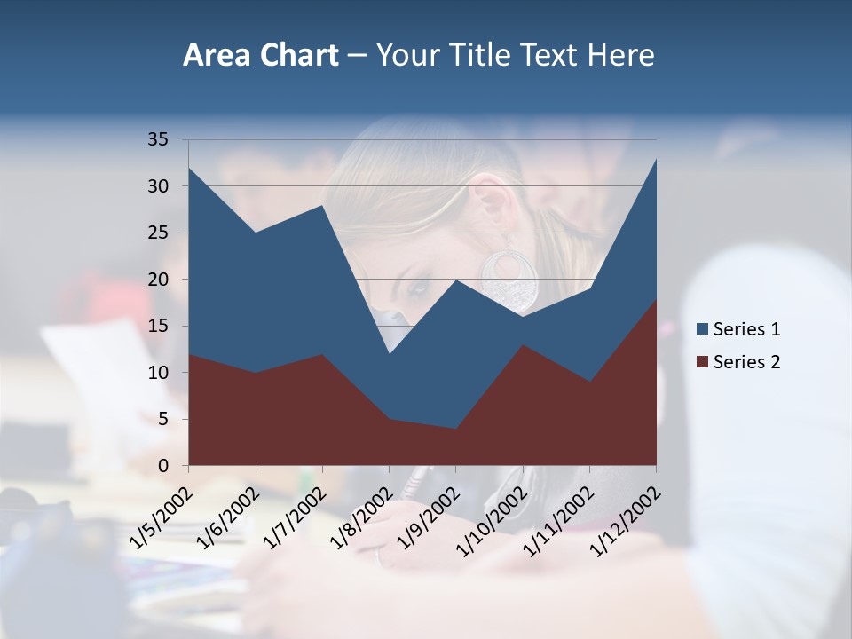 University Portrait Teen PowerPoint Template