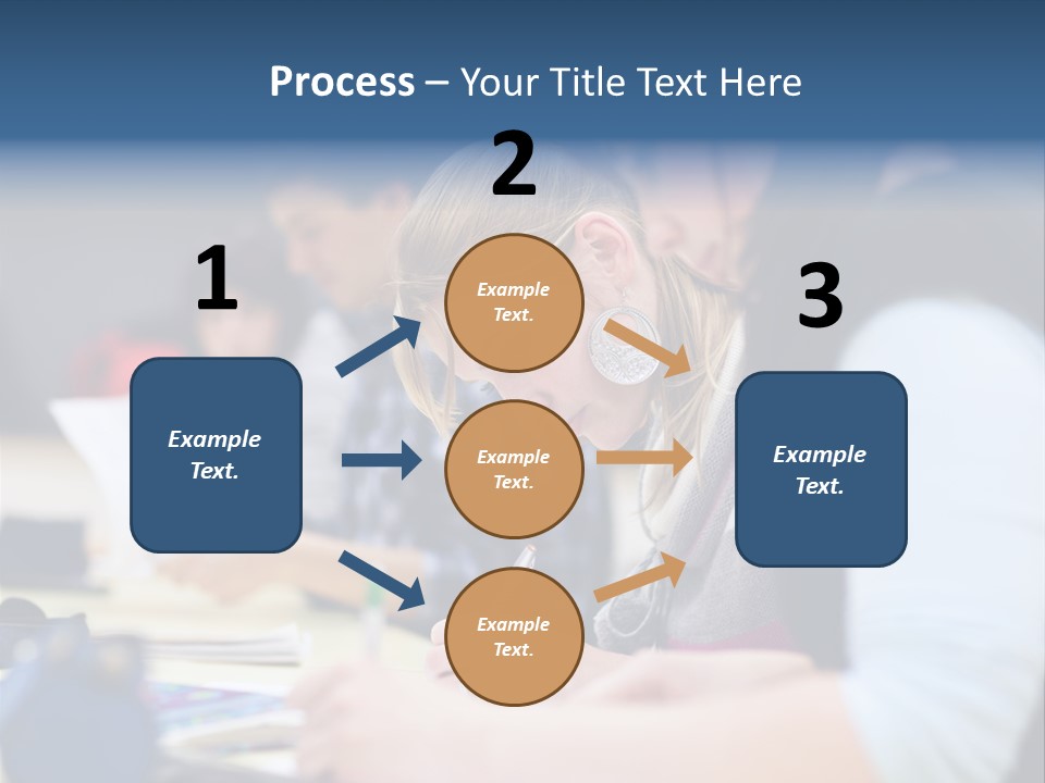 University Portrait Teen PowerPoint Template