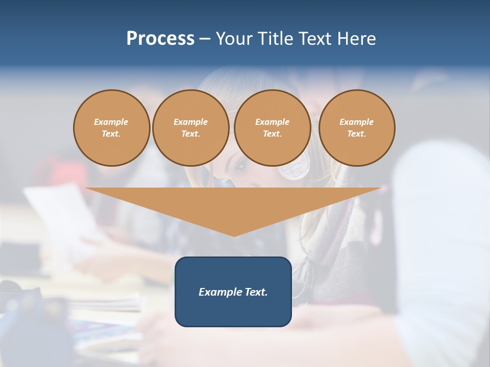 University Portrait Teen PowerPoint Template