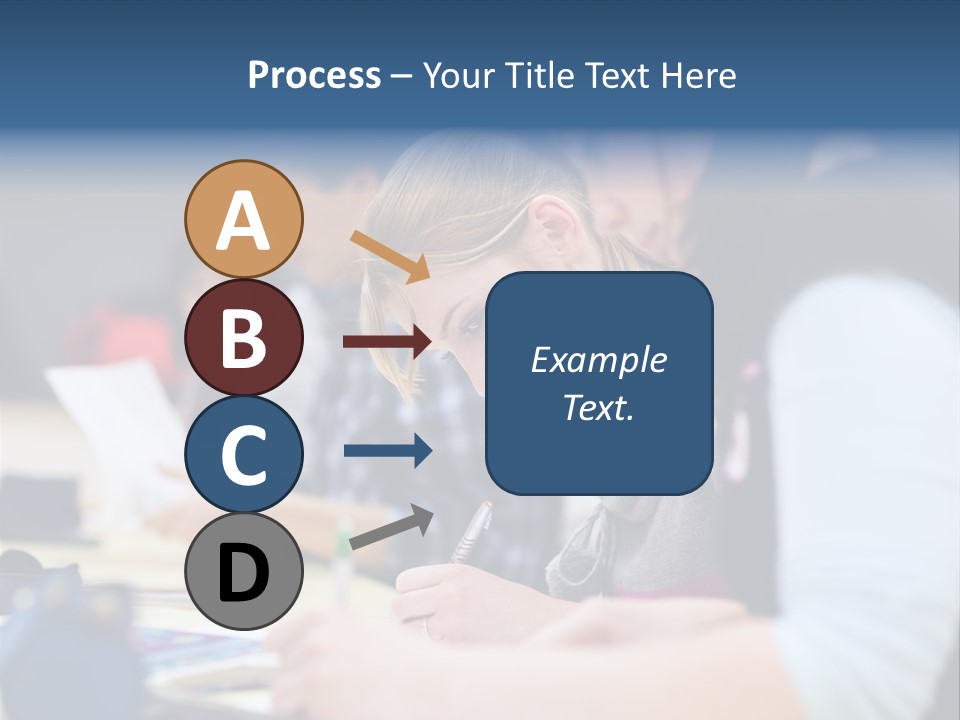 University Portrait Teen PowerPoint Template