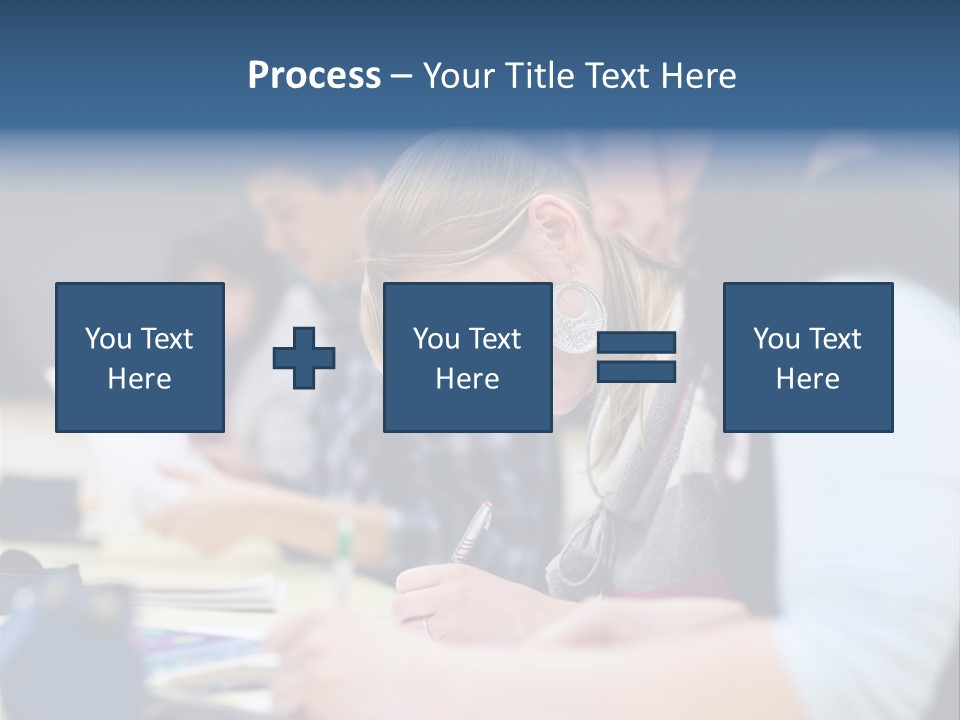 University Portrait Teen PowerPoint Template